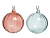 Набор стеклянных шаров "Изящная утончённость", 8 см (упаковка 3 шт.), разные модели, Kaemingk