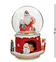 PM-57 Шар со снегом муз. с подсветкой "Новогоднее Чудо"