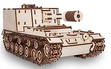 Конструктор деревянный 3D EWA Танк САУ-212