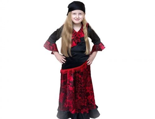Карнавальный костюм "Цыганка", на рост 122-134 см, 5-7 лет, Бока