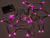 Светодиодная гирлянда РАЗНОЦВЕТНАЯ КАПЕЛЬ, 30 розовых LED ламп, 3+0,3 м, прозрачный провод, батарейки, Koopman International