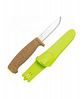 Нож Morakniv Floating Knife (S) Lime, нерж. сталь, пробковая ручка, зеленый