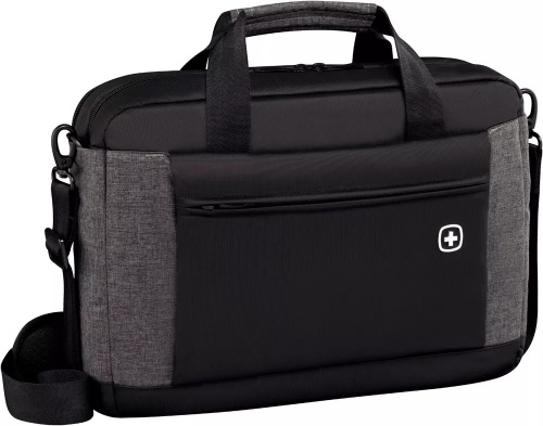 Портфель для ноутбука Wenger 16'', черный/серый, 43x9x31 см, 9 л фото 2