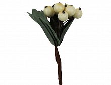 Декоративная ветка "Белые ягоды", 21 см, Hogewoning