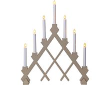 Светильник-горка рождественский RUT на 7 свечей, 53х43 см, STAR trading
