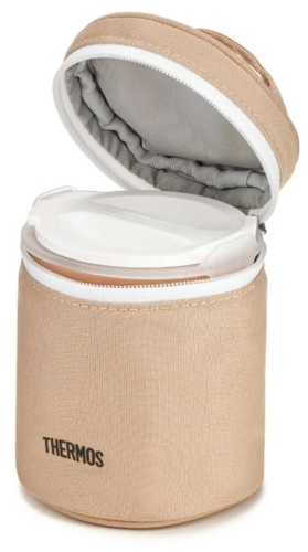 Термос для еды с чехлом и емкостью Thermos JBS-360 (0,36 литра), белый фото 6