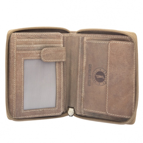 Бумажник Klondike Dylan, коричневый, 10,5x13,5 см фото 4