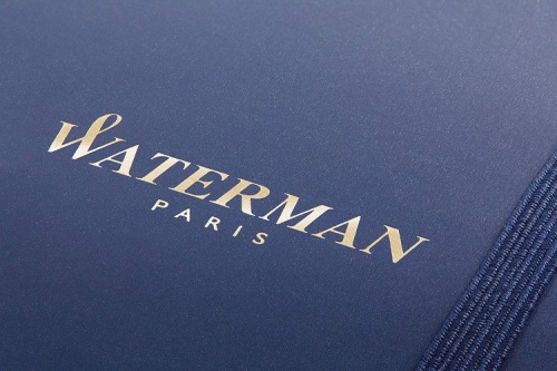 Набор подарочный Waterman Expert - Muted Black CT, шариковая ручка, F + блокнот фото 3