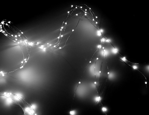 Гирлянда "Лучи" (роса), 120 ультра ярких холодных белых mini-LED огней на серебристой проволоке, 6*2 м+3 м,  контроллер, уличная, SNOWHOUSE фото 2