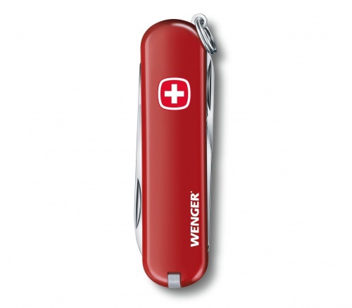 Нож Victorinox Wenger, 65 мм, 7 функций, красный фото 2