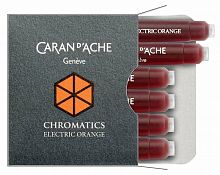 Carandache Чернила (картридж), оранжевый, 6 шт в упаковке