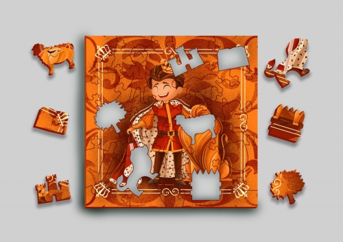 Деревянный пазл-головоломка Mr.Puzz Интерактивный &quot;Европейский Принц&quot; фото 4