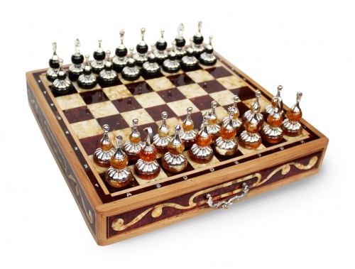 Шахматы янтарные, HD8-chess фото 2