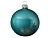 Елочный шар ROYAL CLASSIC стеклянный, эмалевый, цвет: голубой туман, 150 мм, Kaemingk (Decoris)