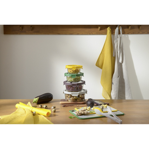 Щипцы кухонные многофункциональные synn, 28,5 см, светло-серые/желтые фото 7