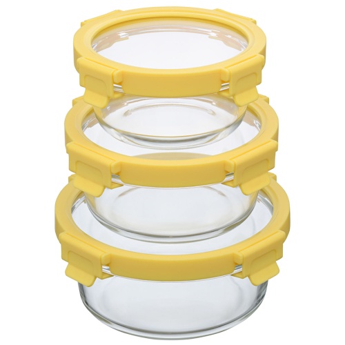Набор круглых контейнеров для запекания и хранения smart solutions, 3 шт.