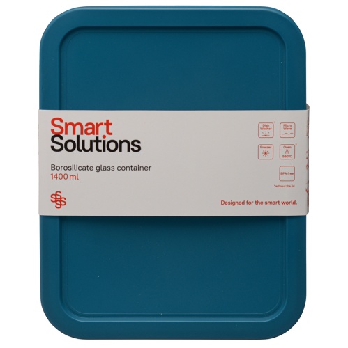 Контейнер для запекания и хранения smart solutions, 1400 мл, темно-синий фото 6