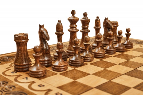 Шахматы + нарды резные "Аида" 50, Mkhitaryan фото 7
