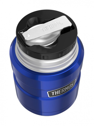 Термос для еды Thermos King SK3020-BL (0,71 литра), синий фото 3
