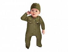 Детская военная форма "Солдат малышок", на рост 75 см, 6-9 месяцев, Бока