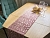 Дорожка для стола РОЖДЕСТВЕНСКАЯ РАДОСТЬ (Звёзды), розовая, 28х270 см, Due Esse Christmas