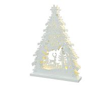 Светящаяся объемная декорация "Лесная душа", дерево, 12 LED-огней, 6x26x36 см, батарейки, таймер, Kaemingk
