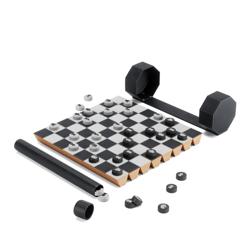 Шахматный набор складной rolz, черный фото 2