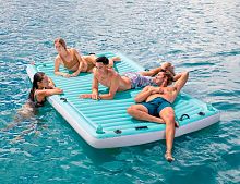 Надувной матрас-платформа для плавания Water Lounge, 310х183 см, Intex