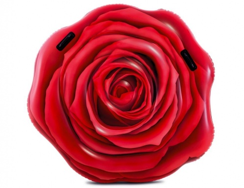 Надувной матрас-плот Красная Роза, 127х119х24 см, Intex фото 3