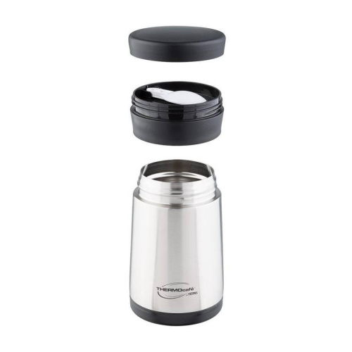 Термос для еды Thermocafe от Thermos XC05-BK SBK 272362 (0,5 литра) стальной фото 2