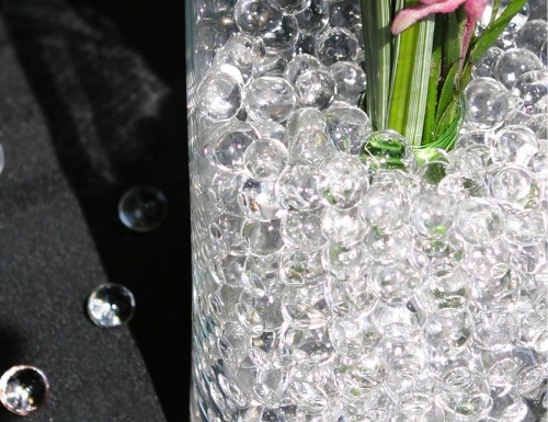 Гидрогелиевый наполнитель для ваз "Водяные жемчужины", прозрачные, 4 SEASONS фото 4