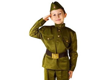 Детская военная форма СОЛДАТ Люкс, на рост 104-116, 3-5 лет, Бока