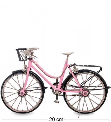 VL-06/4 Фигурка-модель 1:10 Велосипед женский "Torrent Ussury" розовый фото 2