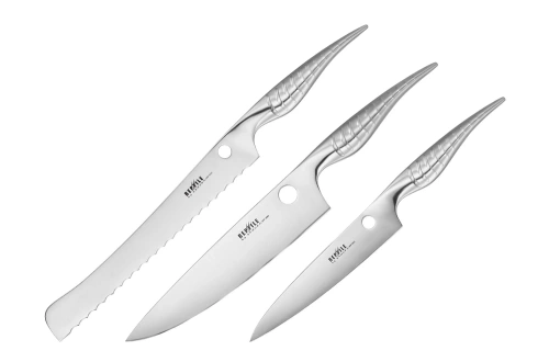 Набор из 3 ножей Samura Reptile, AUS-10, сталь