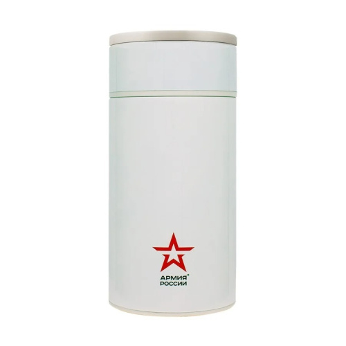 Термос для еды Thermos Армия России "Арктический" (1,0 литра), белый