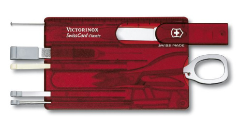 Швейцарская карточка Victorinox SwissCard, красная, 0.7100.T фото 2