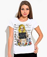 Женская футболка"Алиса в стране Чудес"
