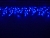Светодиодная гирлянда Бахрома Rich Led Cap 3*0.5 м, 112 синих LED ламп, мерцание, белый ПВХ, соединяемая, IP65, Rich LED