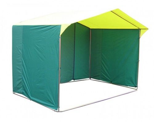 Торговая палатка «Домик» 2 x 2 из трубы Ø 25мм тент ПВХ фото 2