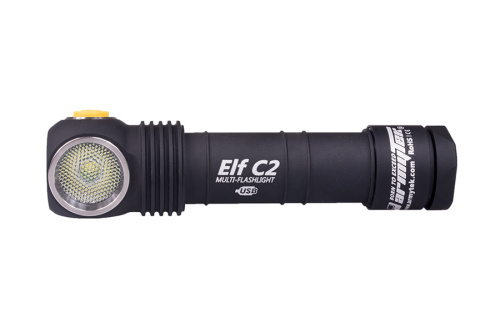 Мультифонарь светодиодный Armytek Elf C2 Micro-USB+18650, 1050 лм, аккумулятор фото 2