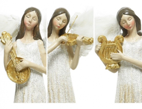 Статуэтка "Вдохновенный ангел", полистоун, 6.5x11.5x25 см, разные модели, Kaemingk фото 2