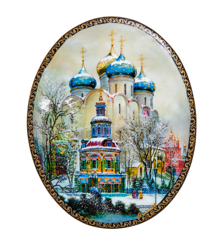 ШК-19/37 Шкатулка в технике декупаж «Загорск» (10х8х3,5) фото 2