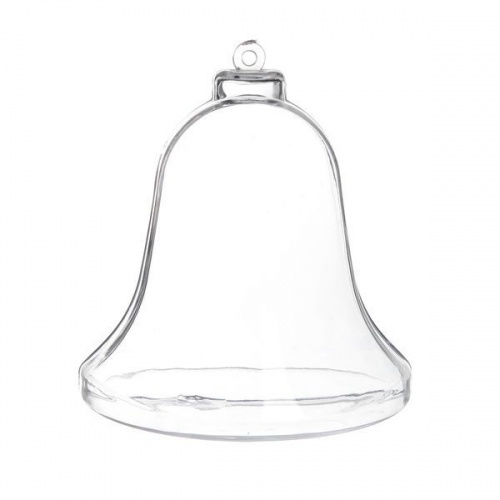 Елочное украшение - шкатулка "Колокол прозрачный" из двух половинок. 8,5 см, SNOWMEN фото 2