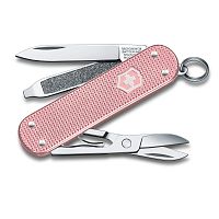 Нож-брелок Victorinox Classic SD Alox Colors, 58 мм, 5 функций, "Cotton Candy"