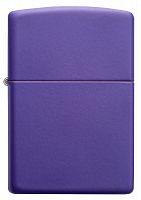 Зажигалка Zippo Classic с покрытием Purple Matte, латунь/сталь, фиолетовая, матовая