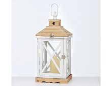 Подсвечник-фонарь БОРСАЛИНО средний, дерево, 50 см, Boltze
