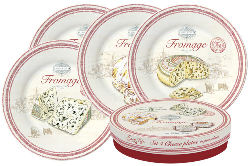 Набор закусочных тарелок Fromage, 19 см, 4 шт