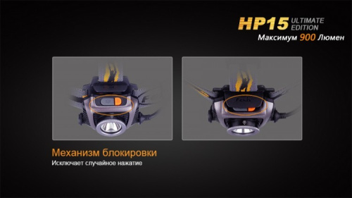 Фонарь светодиодный налобный Fenix HP15UE Cree XM-L2(U2), 900 лм, 4-АА фото 13