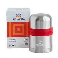 Термос универсальный (для еды и напитков) Relaxika 201, стальной