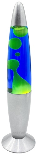 Лава-лампа, 41 см, Синяя/Желтая